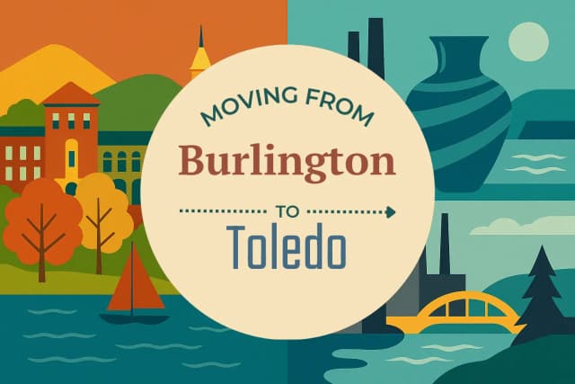 Moving from Burlington to Toledo