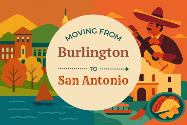 Moving from Burlington to San Antonio