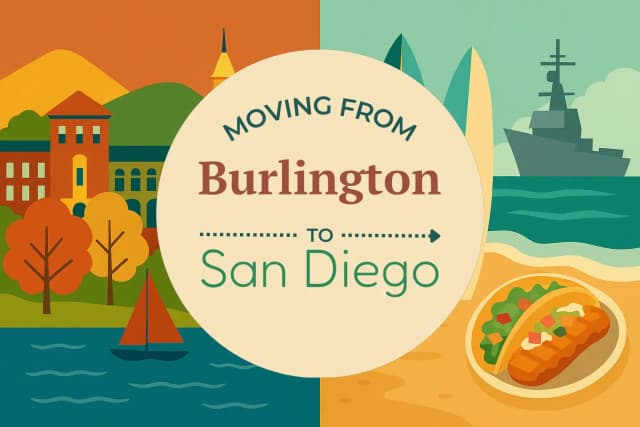 Moving from Burlington to San Diego