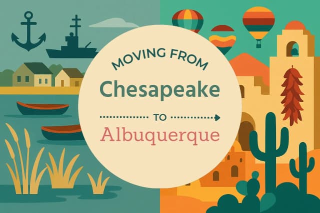 Moving from Chesapeake to Albuquerque