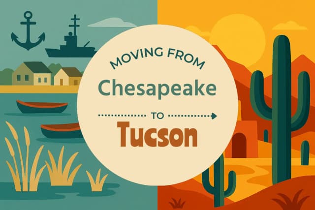 Moving from Chesapeake to Tucson