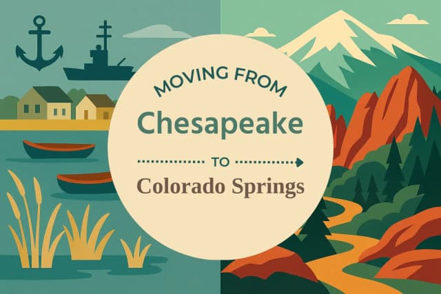 Moving from Chesapeake to Colorado Springs