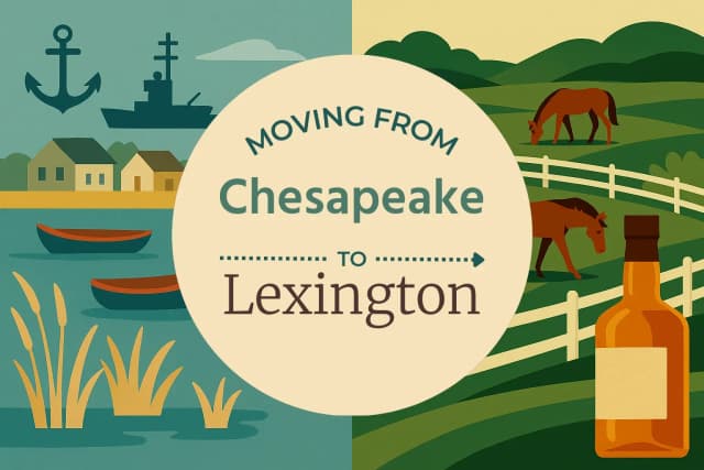 Moving from Chesapeake to Lexington