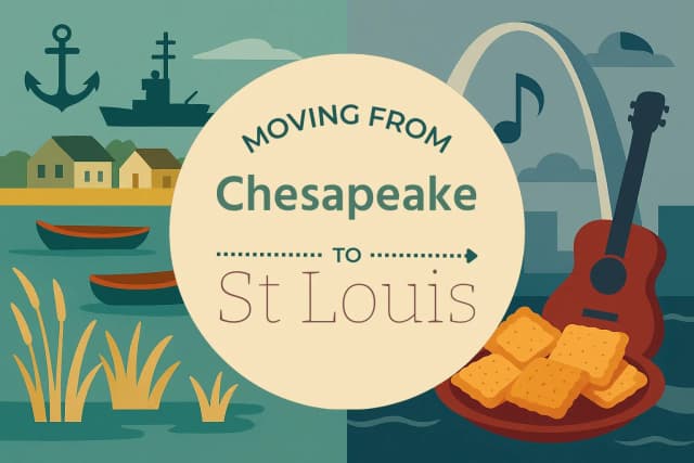 Moving from Chesapeake to St. Louis