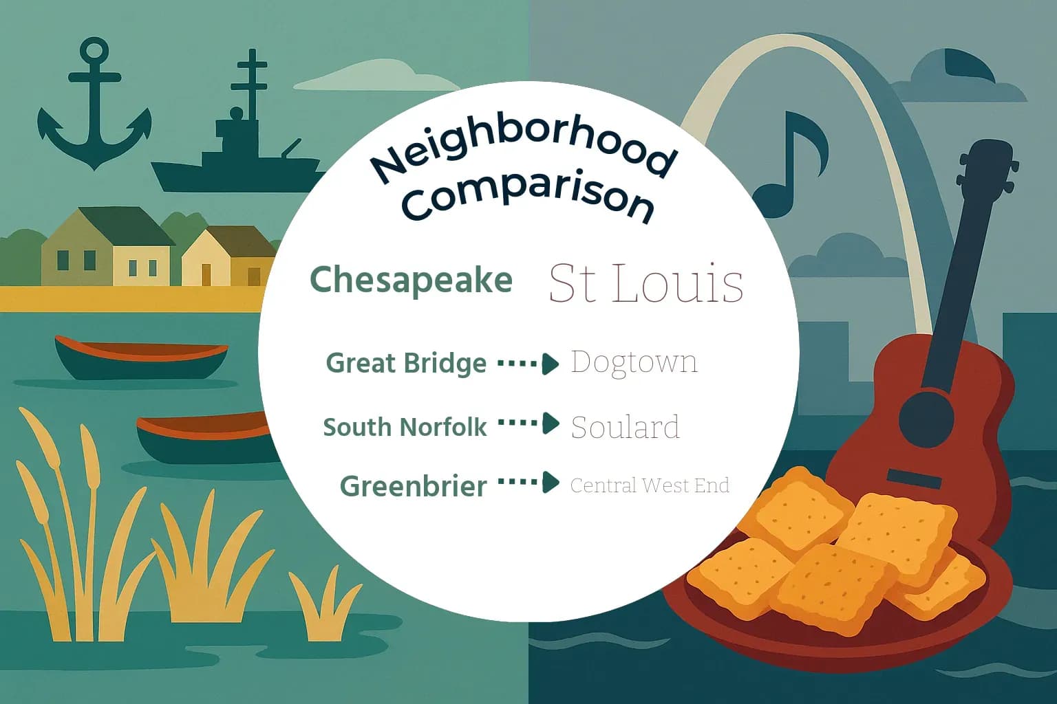 Chesapeake vs St. Louis Neighborhood Comparison