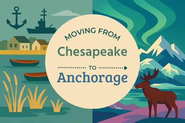 Moving from Chesapeake to Anchorage