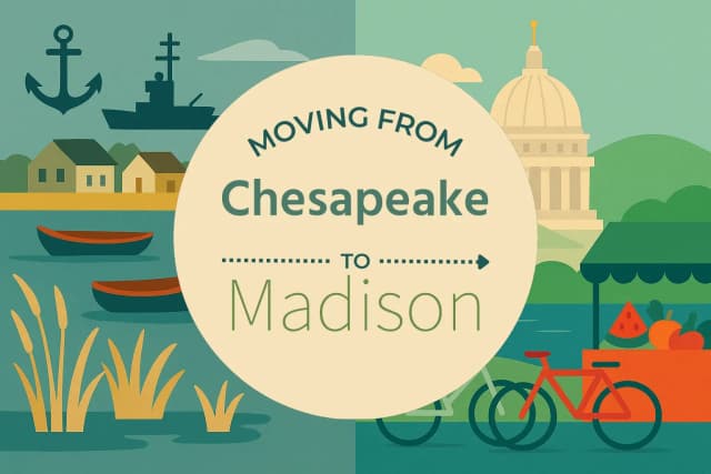 Moving from Chesapeake to Madison