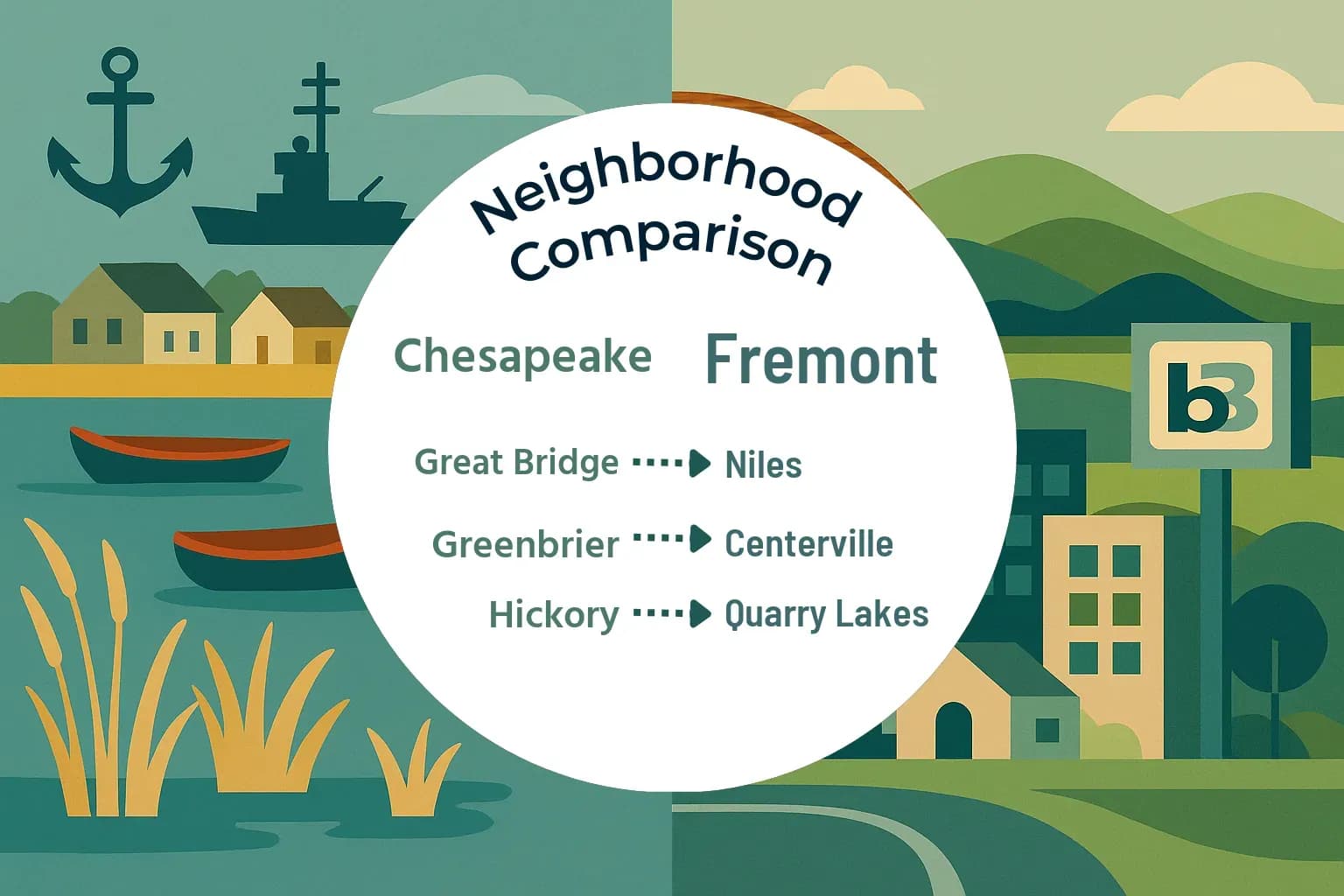 Chesapeake vs Fremont Neighborhood Comparison