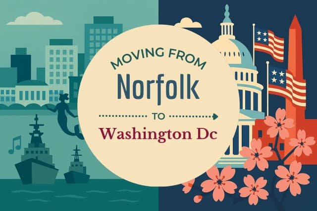 Moving from Norfolk to Washington DC