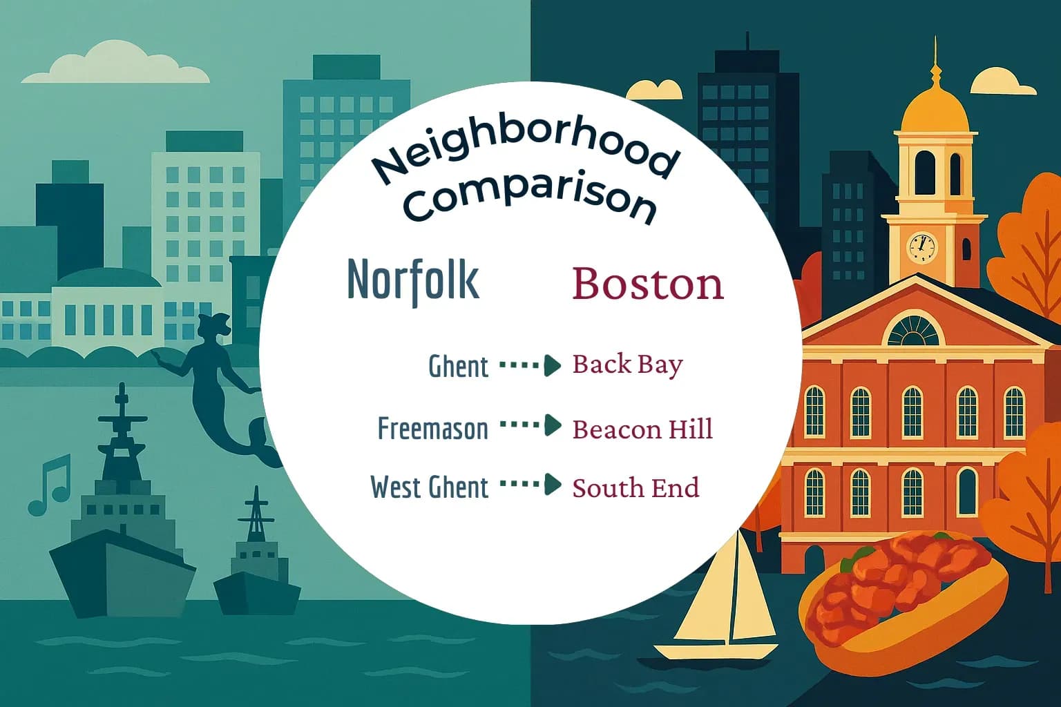 Norfolk vs Boston Neighborhood Comparison