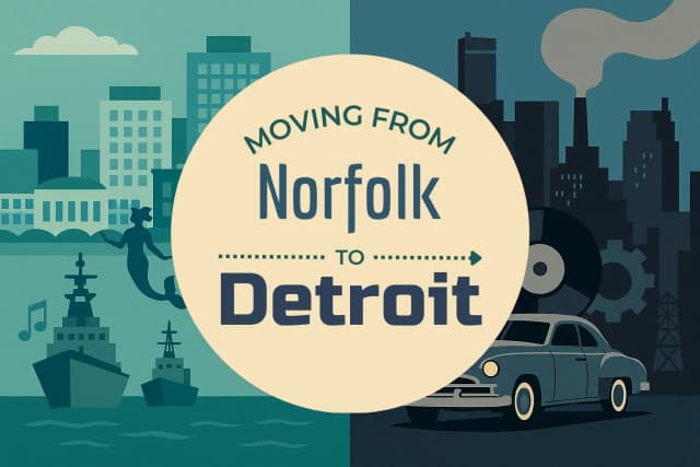 Moving from Norfolk to Detroit