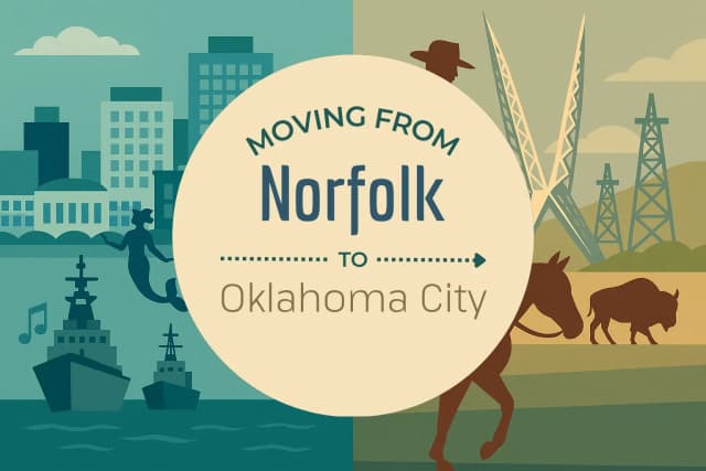 Moving from Norfolk to Oklahoma City