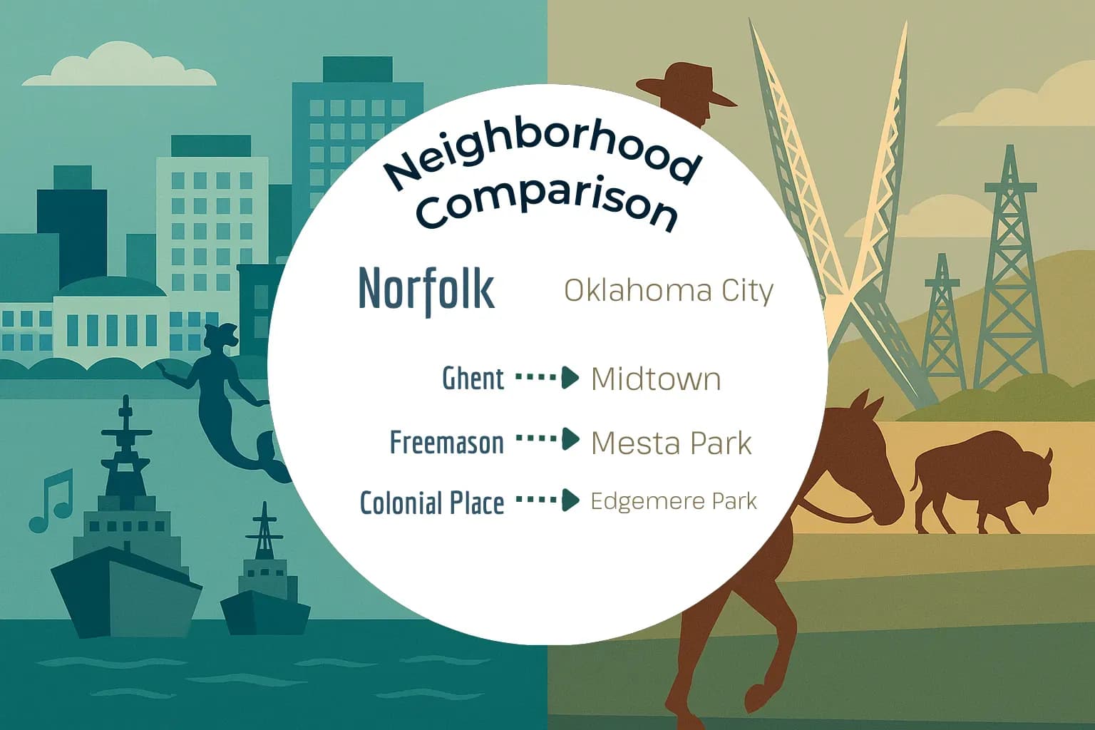Norfolk vs Oklahoma City Neighborhood Comparison