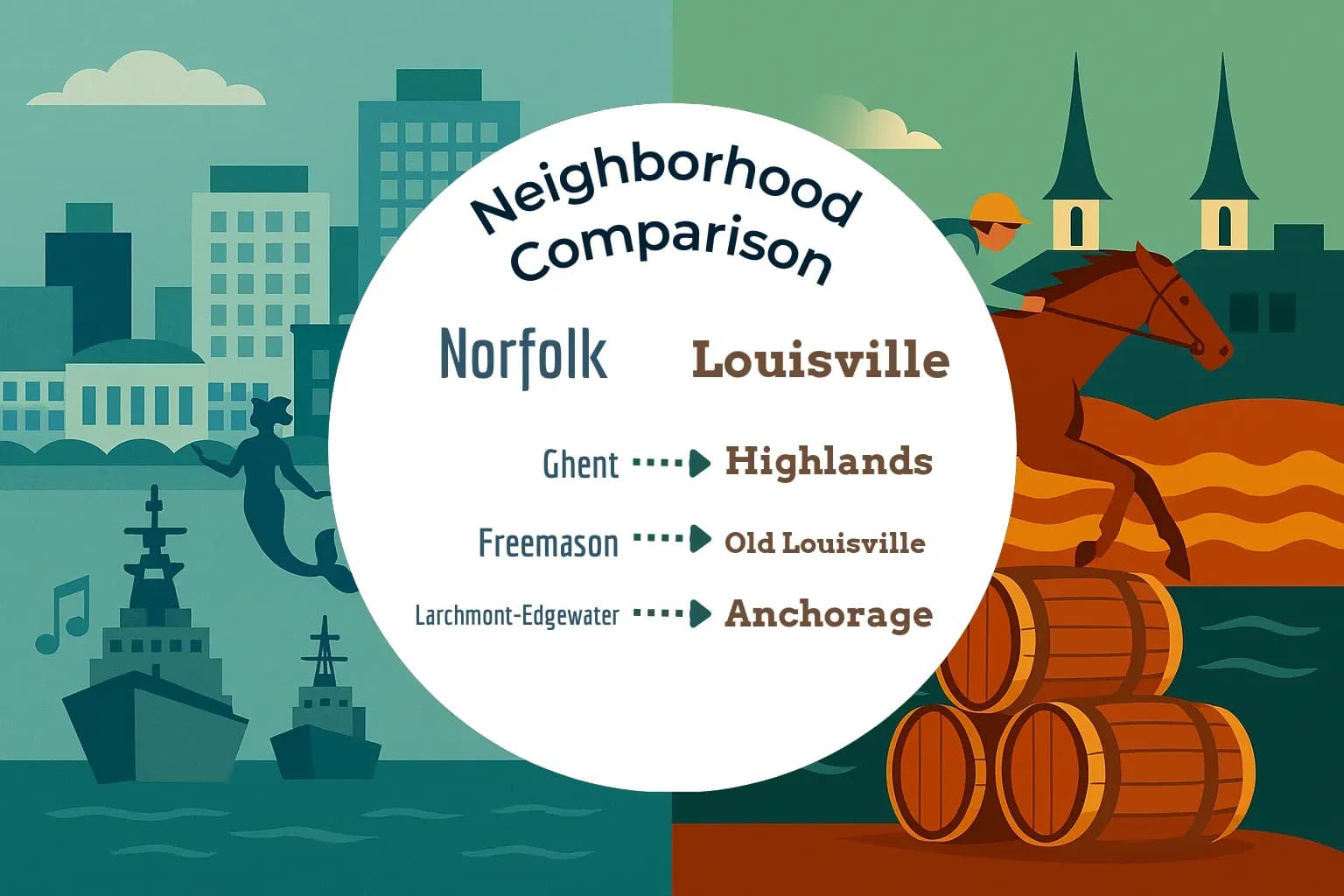 Norfolk vs Louisville Neighborhood Comparison