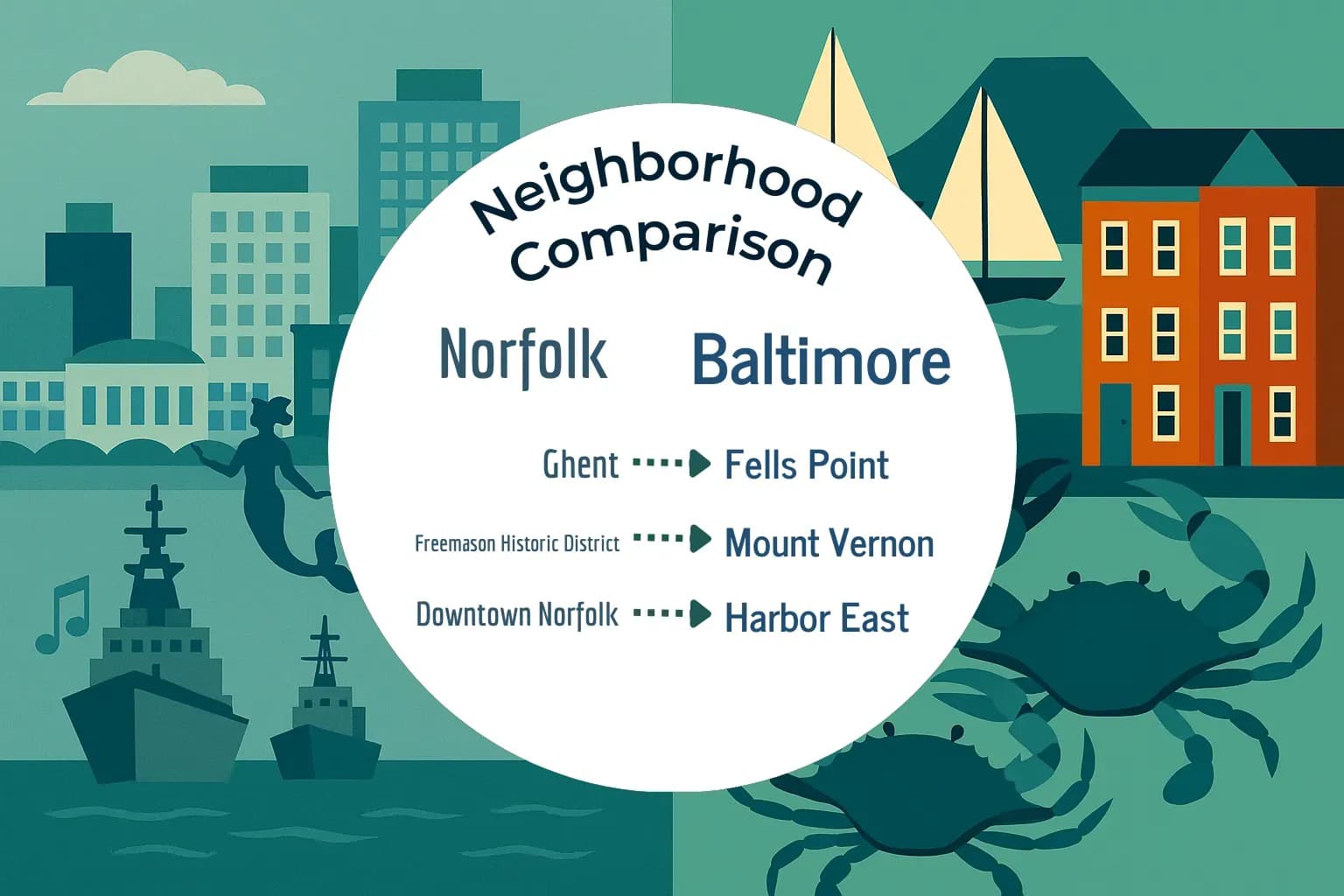 Norfolk vs Baltimore Neighborhood Comparison