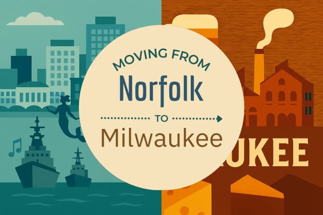 Moving from Norfolk to Milwaukee