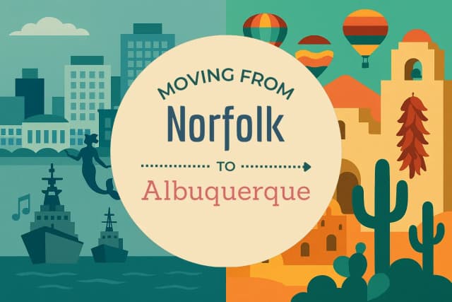 Moving from Norfolk to Albuquerque