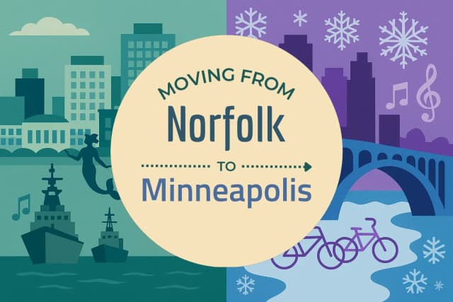 Moving from Norfolk to Minneapolis
