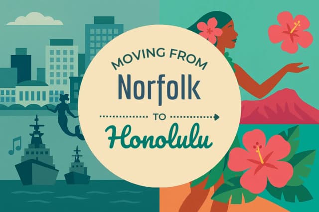 Moving from Norfolk to Honolulu