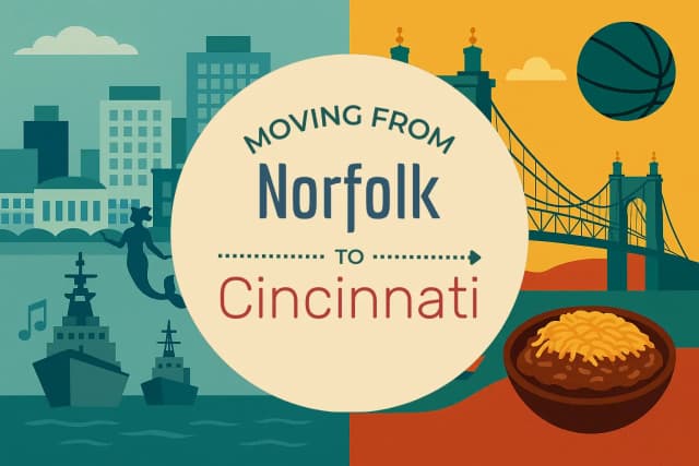 Moving from Norfolk to Cincinnati