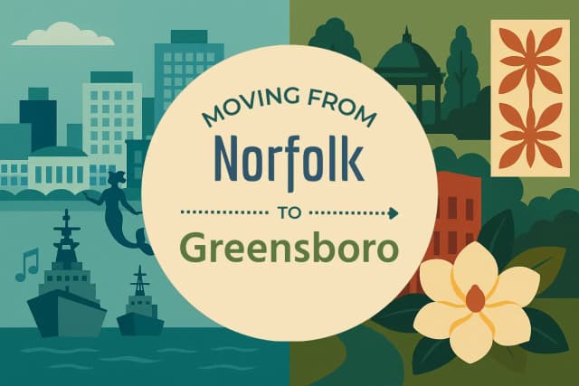 Moving from Norfolk to Greensboro