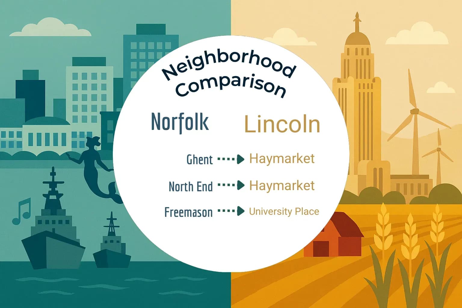 Norfolk vs Lincoln Neighborhood Comparison