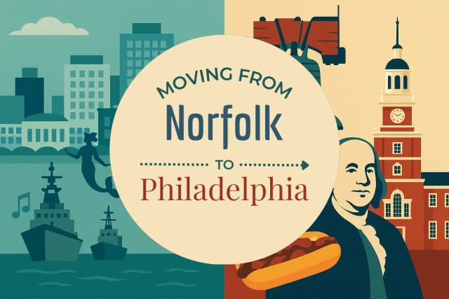 Moving from Norfolk to Philadelphia