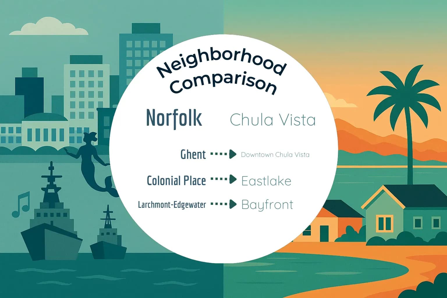 Norfolk vs Chula Vista Neighborhood Comparison