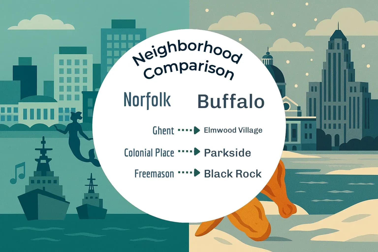 Norfolk vs Buffalo Neighborhood Comparison