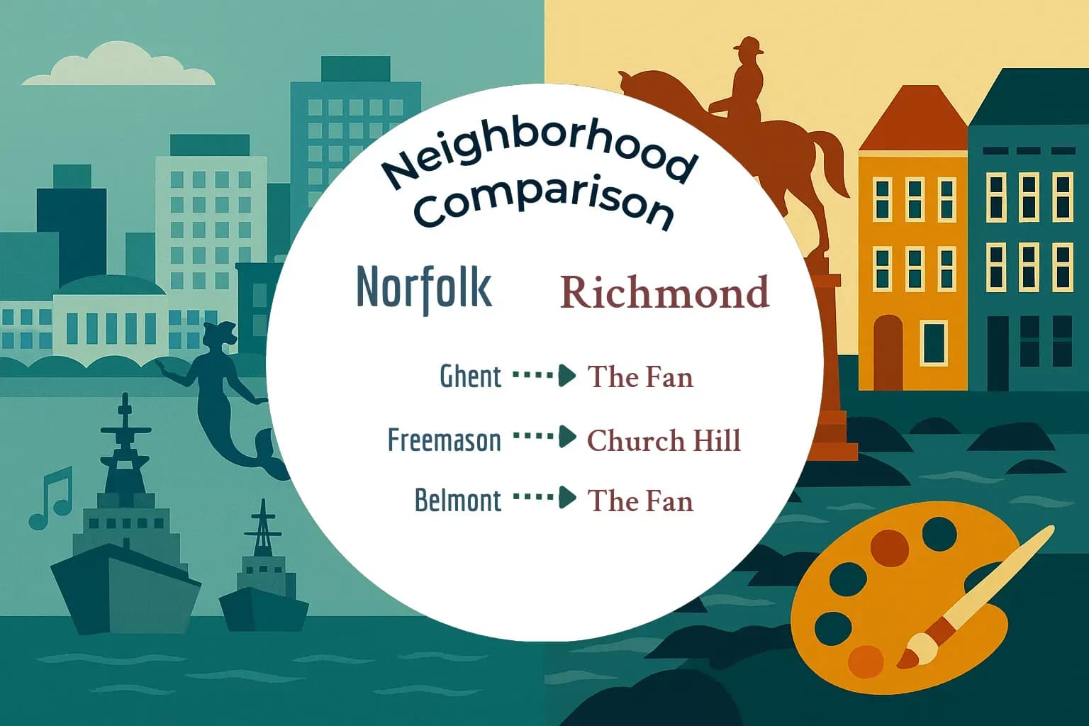 Norfolk vs Richmond Neighborhood Comparison