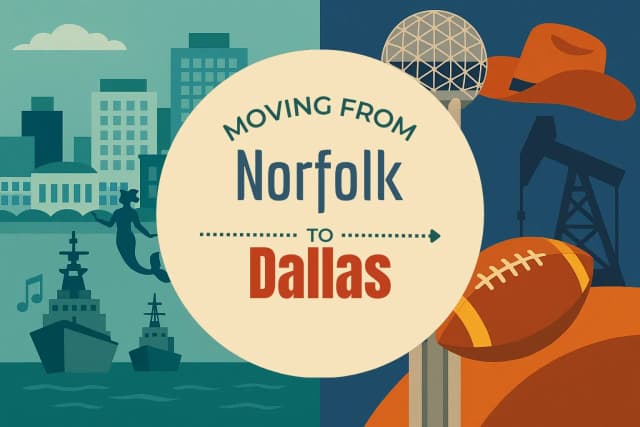 Moving from Norfolk to Dallas
