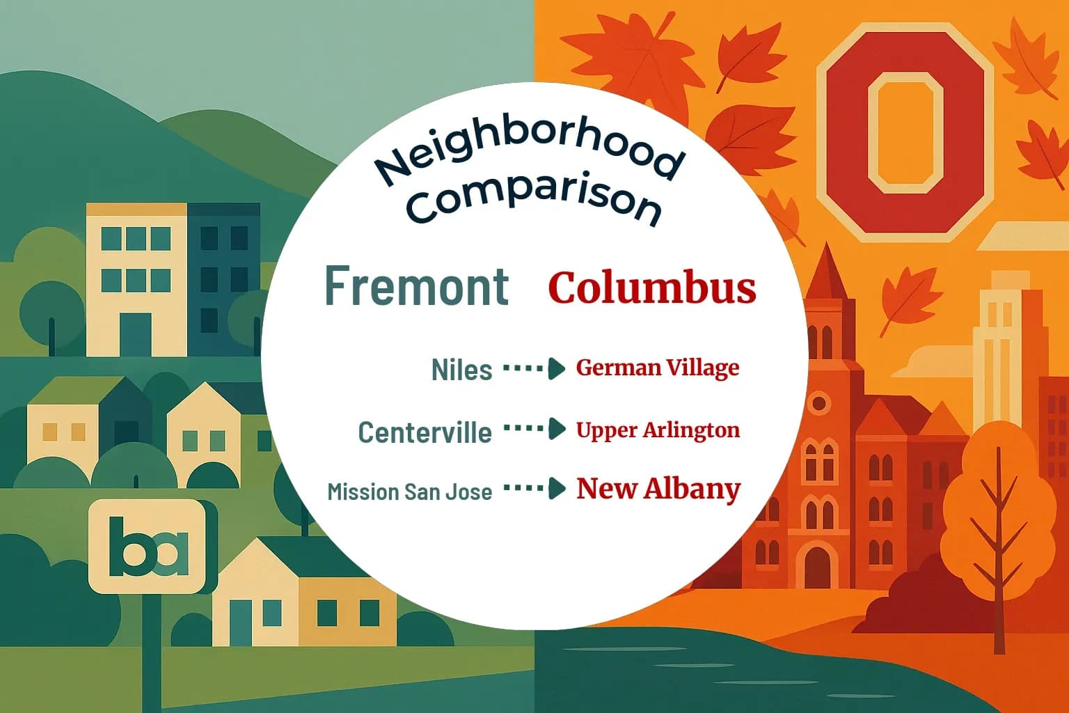 Fremont vs Columbus Neighborhood Comparison