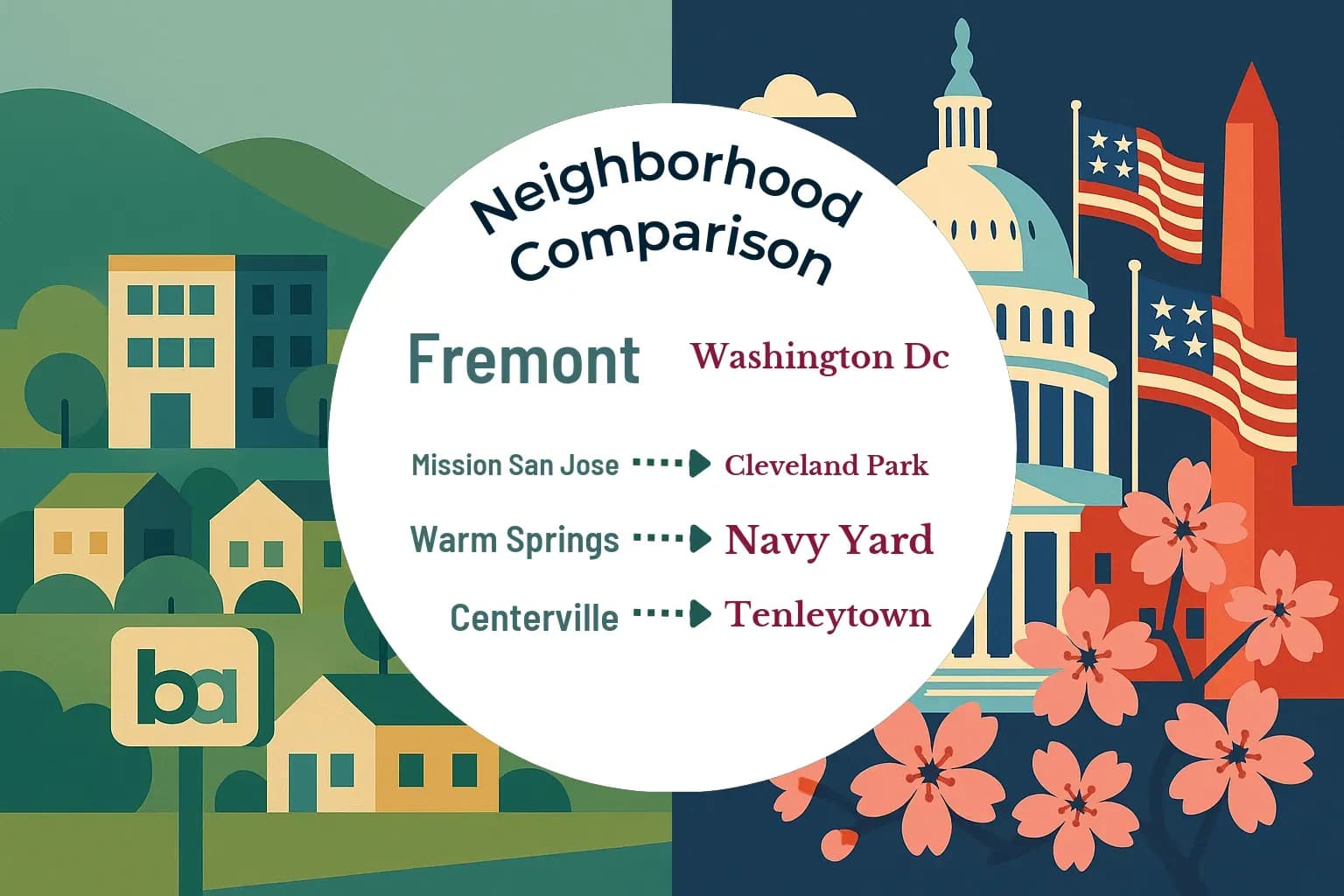 Fremont vs Washington DC Neighborhood Comparison