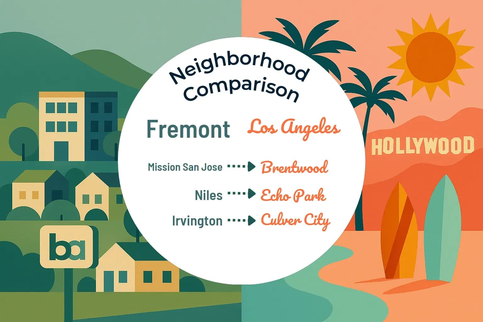 Fremont vs Los Angeles Neighborhood Comparison