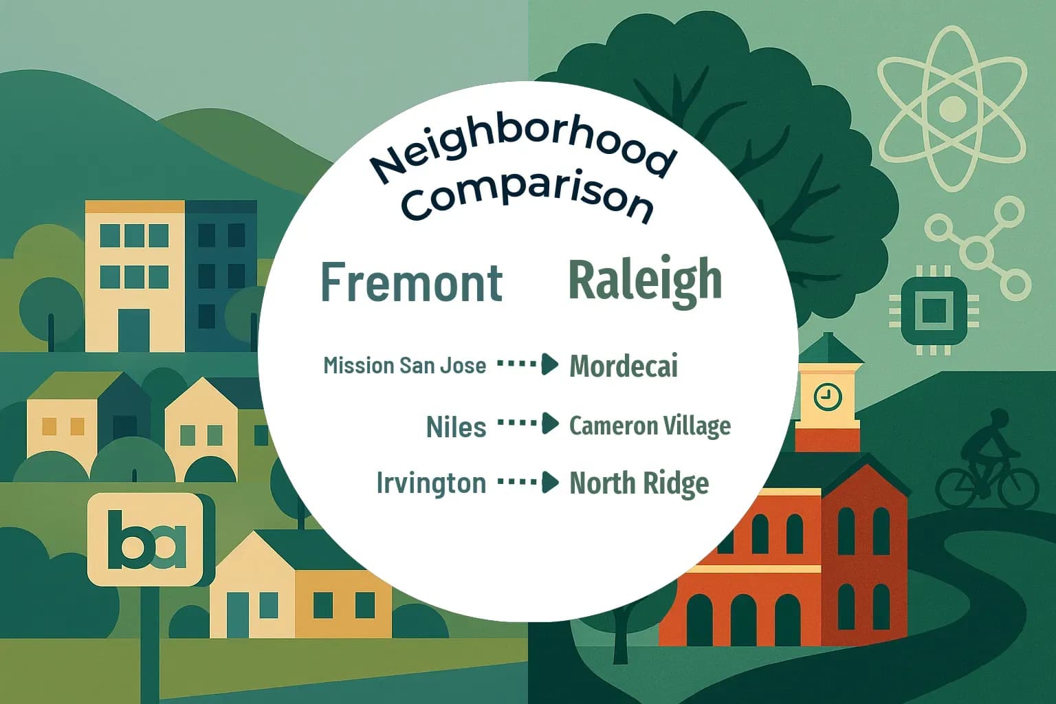Fremont vs Raleigh Neighborhood Comparison