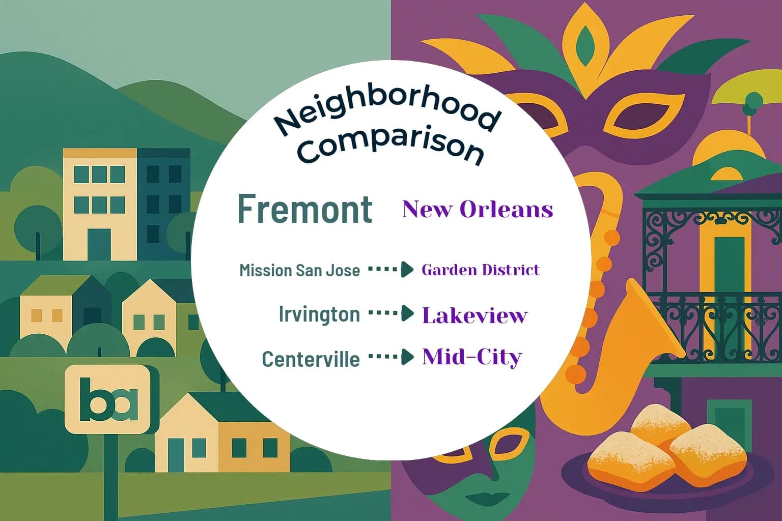Fremont vs New Orleans Neighborhood Comparison