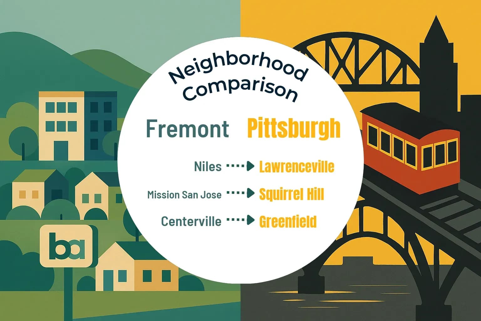 Fremont vs Pittsburgh Neighborhood Comparison