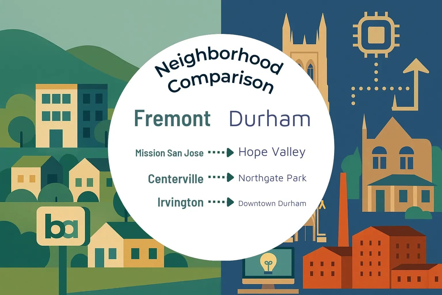 Fremont vs Durham Neighborhood Comparison