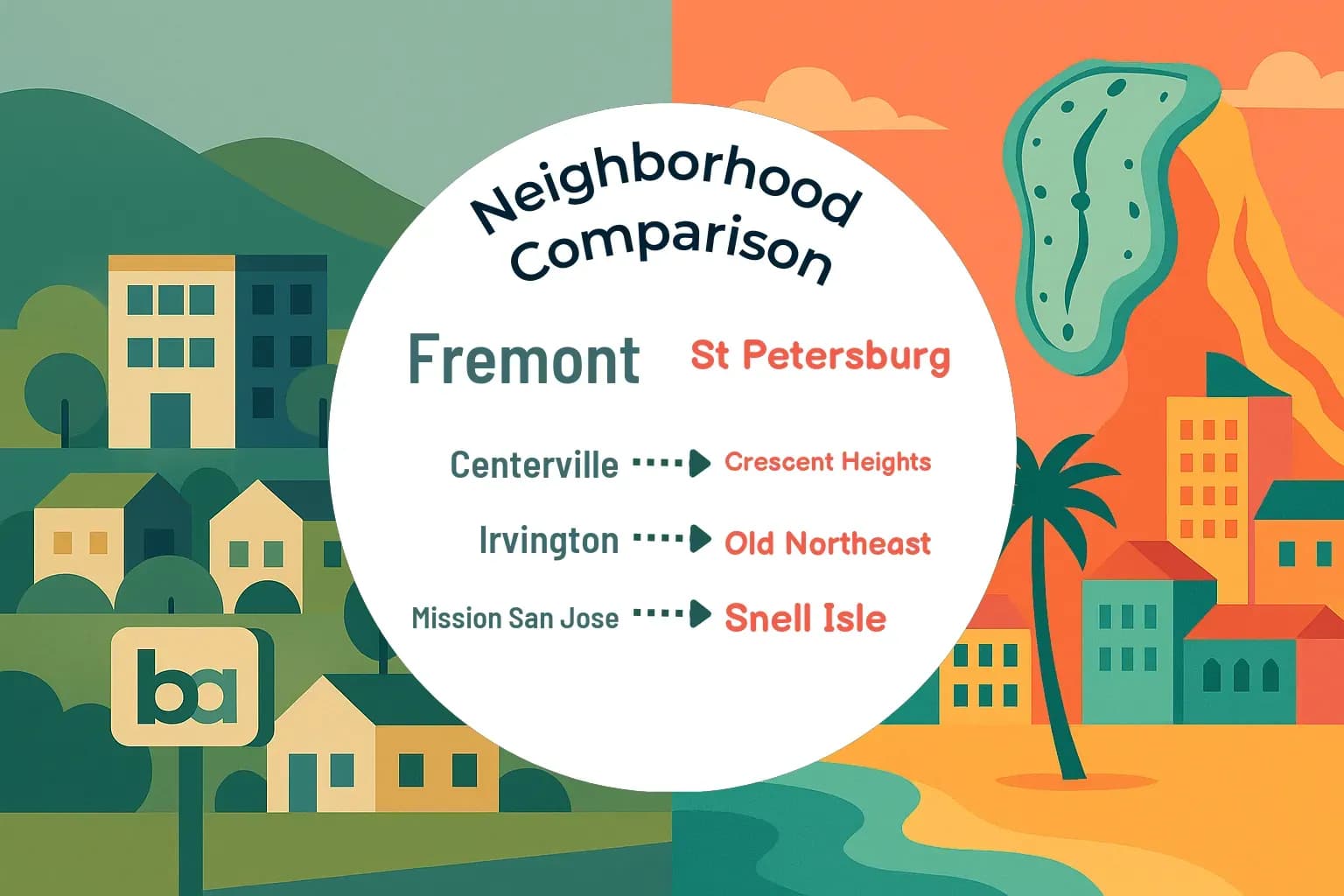 Fremont vs St. Petersburg Neighborhood Comparison