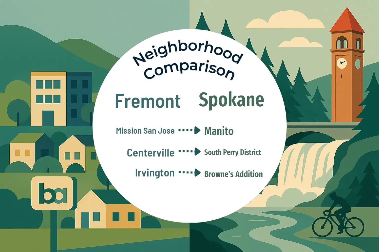 Fremont vs Spokane Neighborhood Comparison
