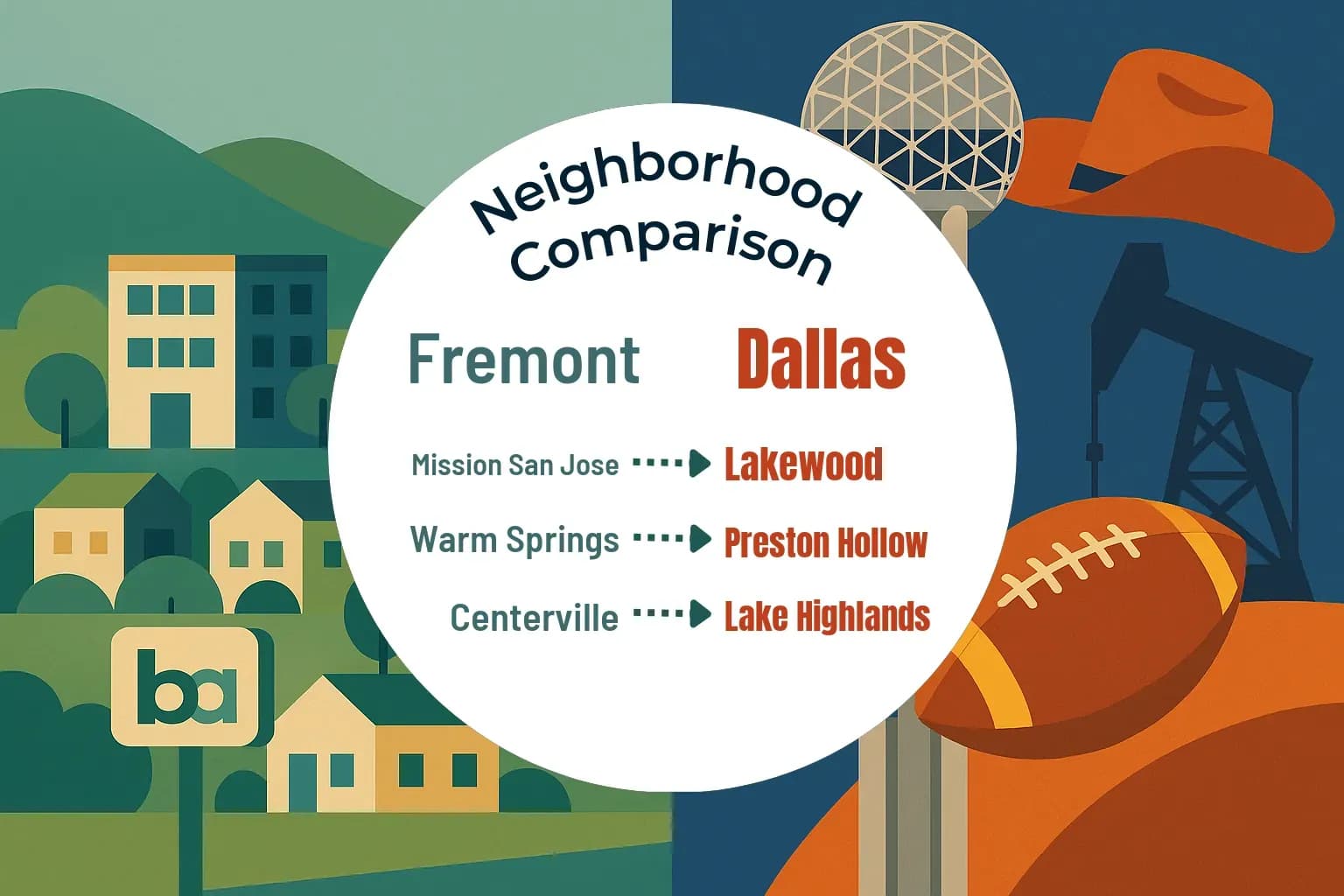 Fremont vs Dallas Neighborhood Comparison