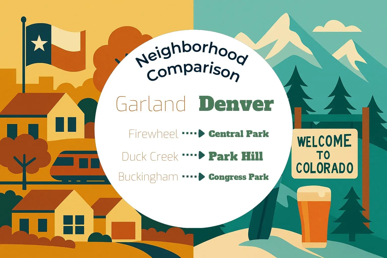 Garland vs Denver Neighborhood Comparison