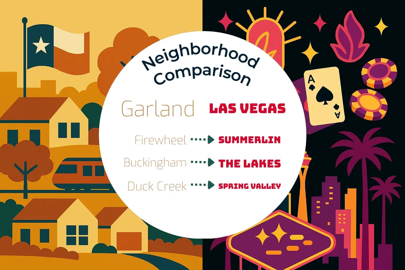 Garland vs Las Vegas Neighborhood Comparison