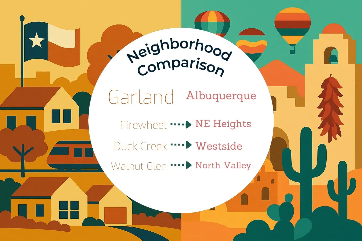 Garland vs Albuquerque Neighborhood Comparison