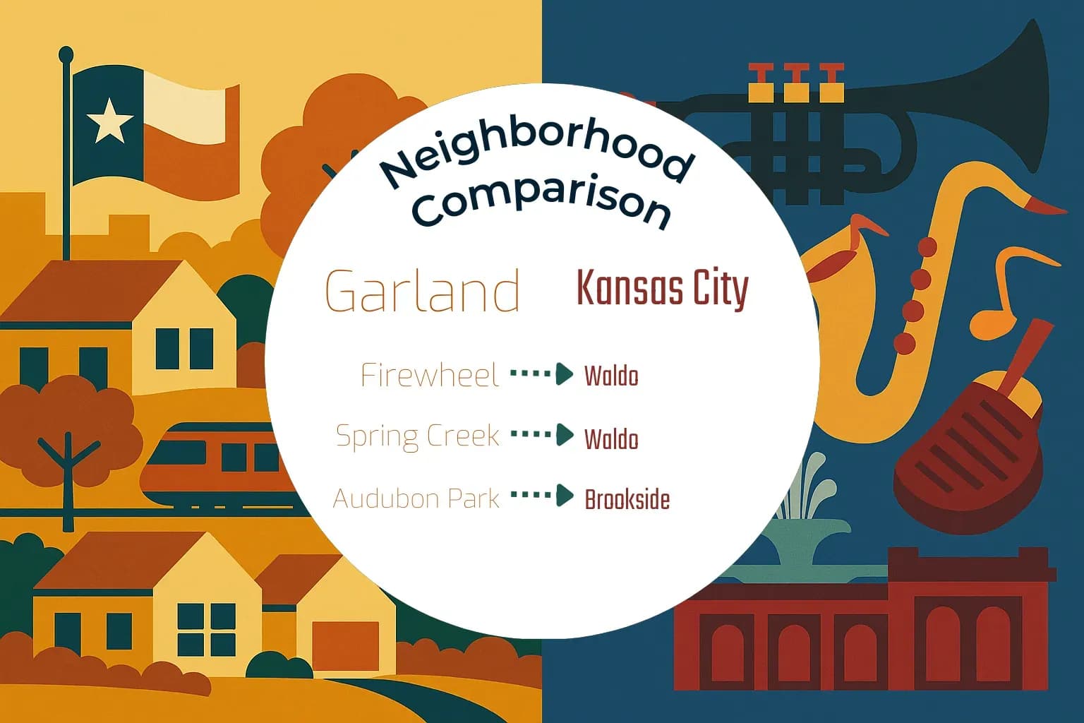 Garland vs Kansas City Neighborhood Comparison