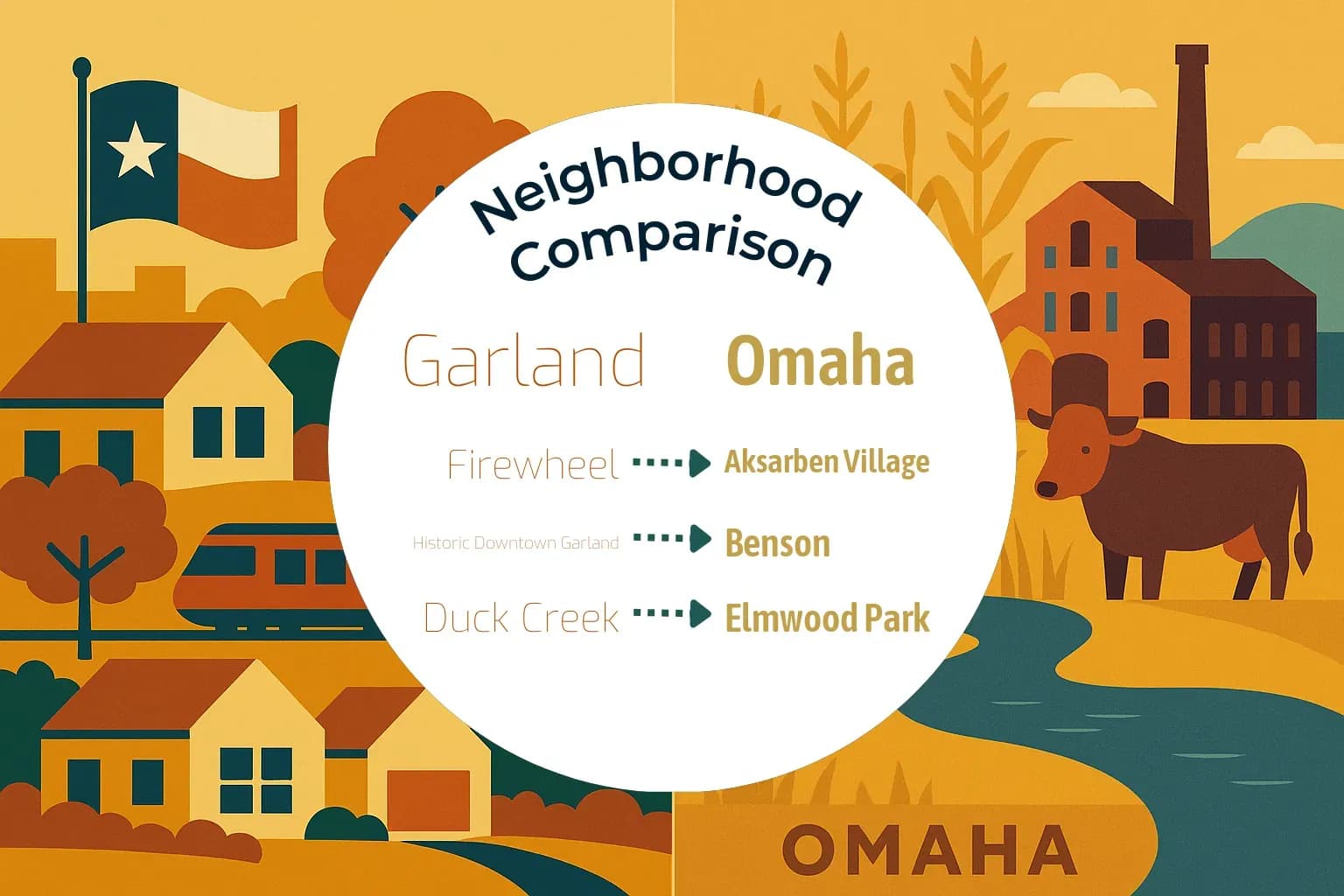 Garland vs Omaha Neighborhood Comparison