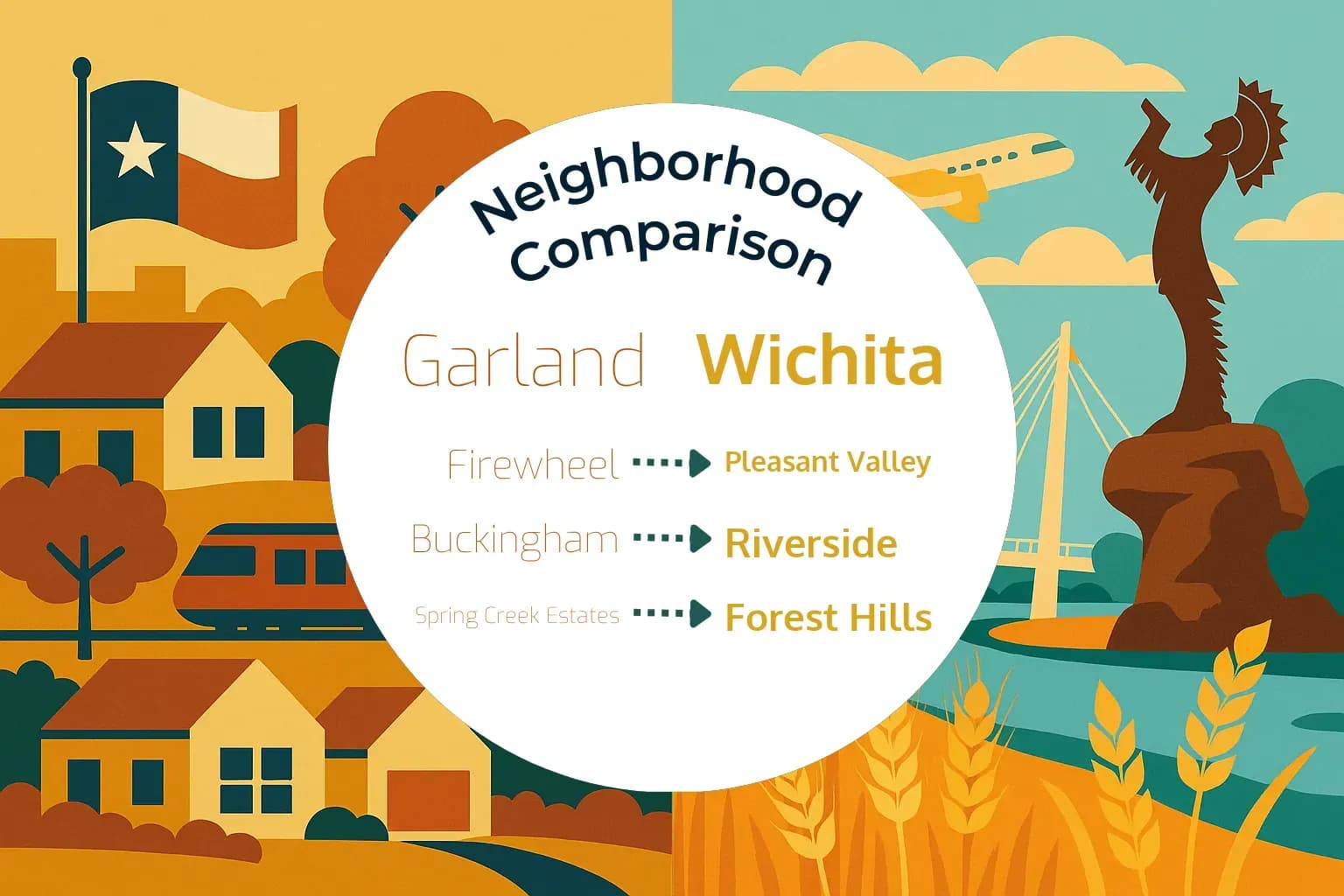 Garland vs Wichita Neighborhood Comparison