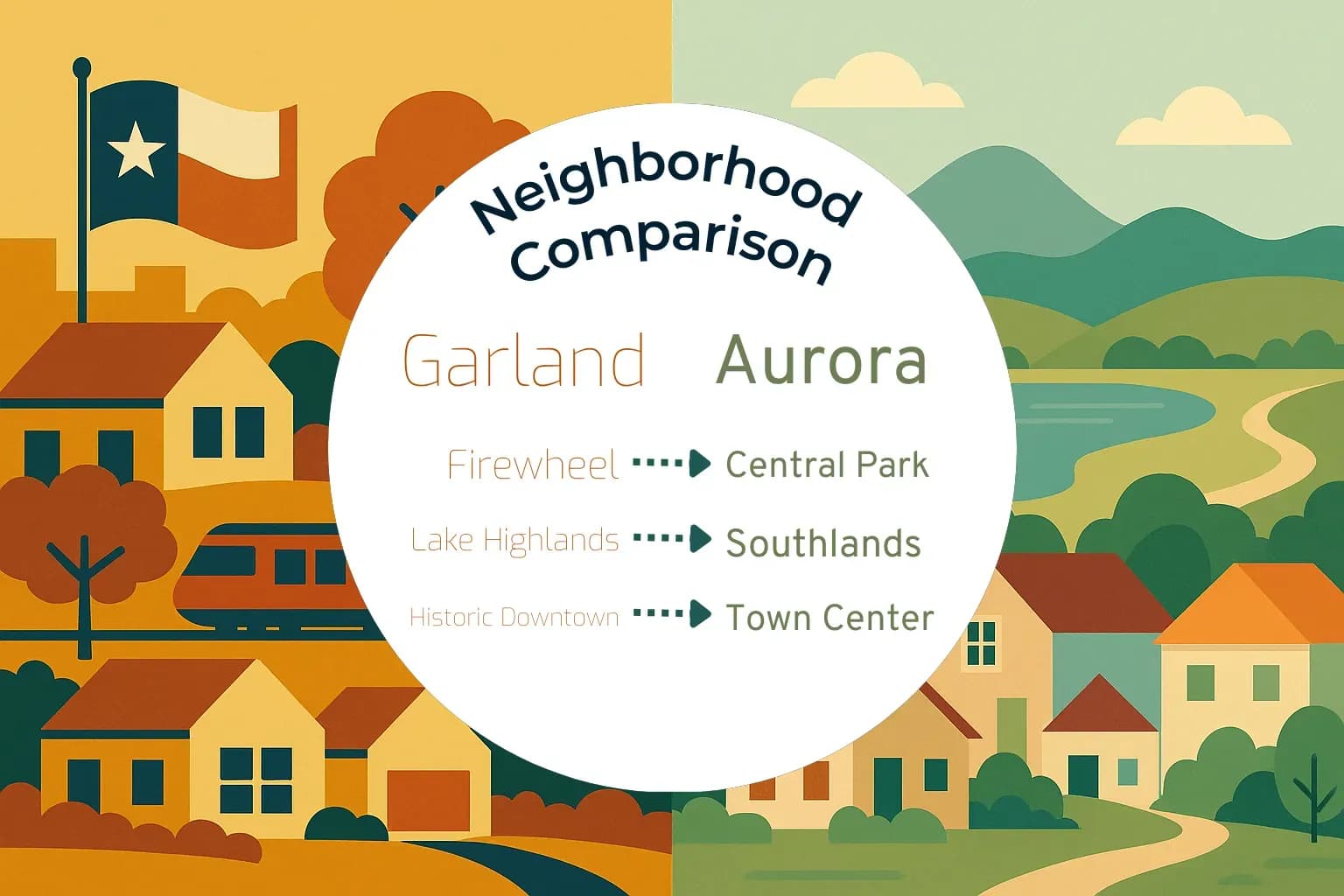 Garland vs Aurora Neighborhood Comparison