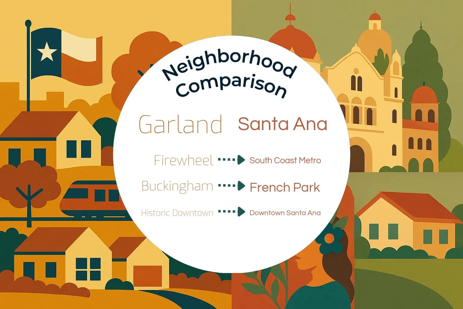 Garland vs Santa Ana Neighborhood Comparison
