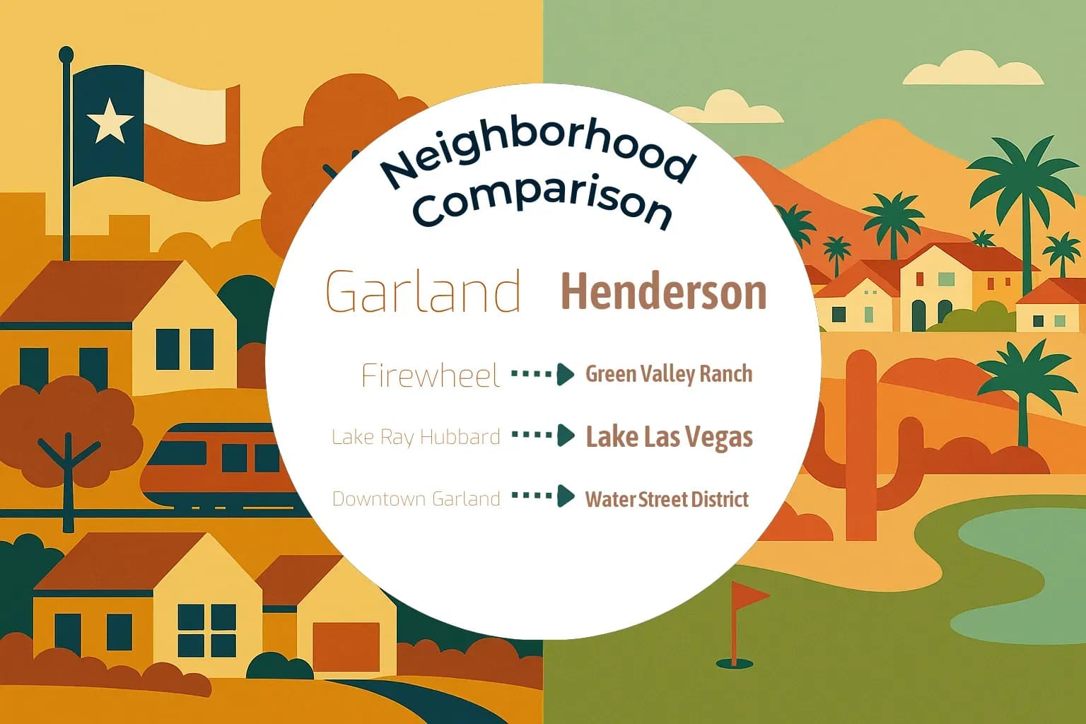 Garland vs Henderson Neighborhood Comparison